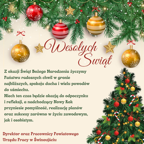 Wesołych Świąt Bożego Narodzenia